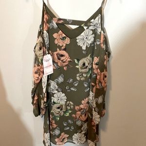 Olive/Flower Dress from Dress Up